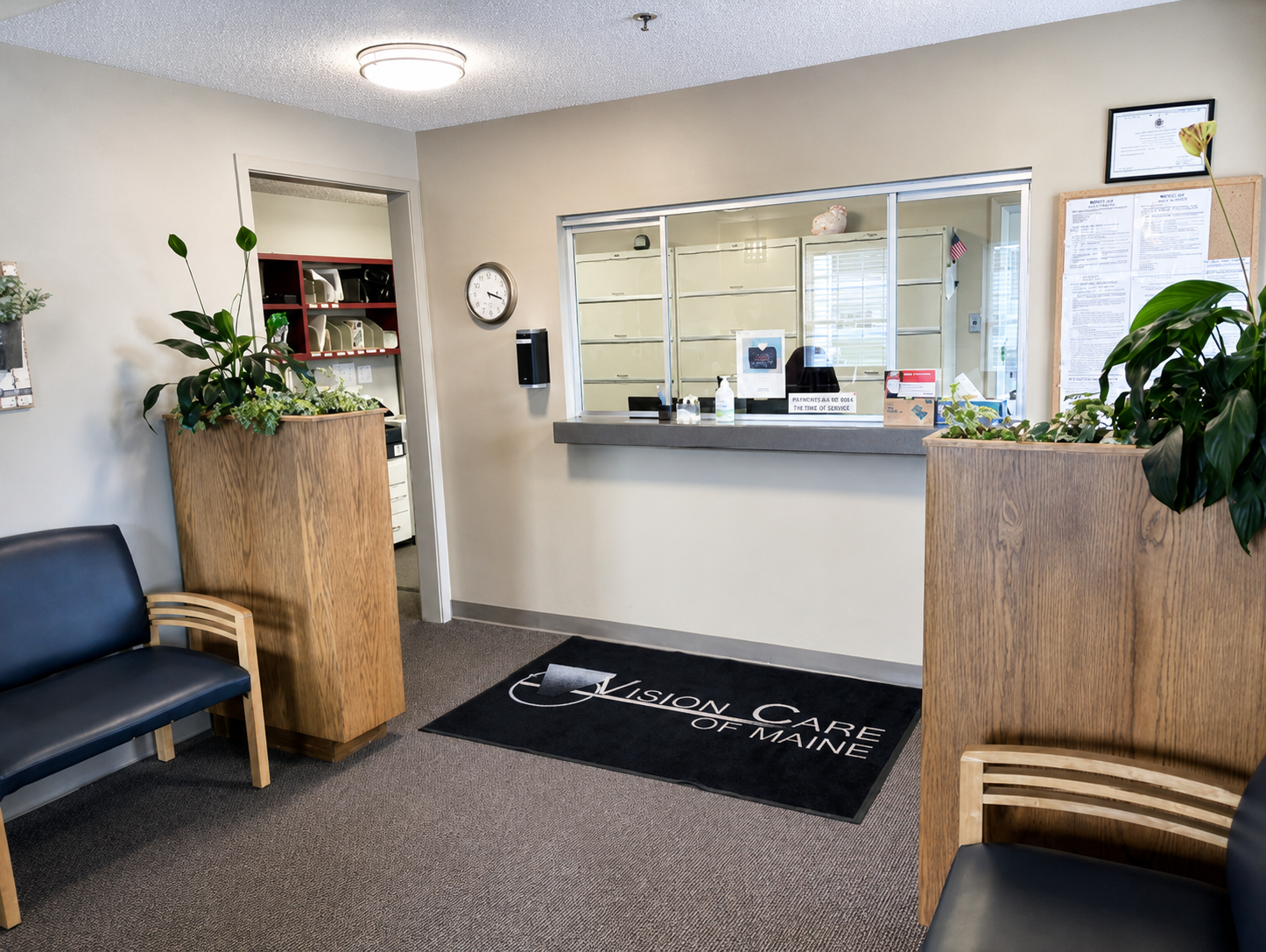 Presque Isle ASC front desk and check-in