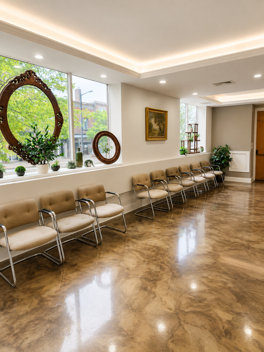 Presque Isle eye exam room