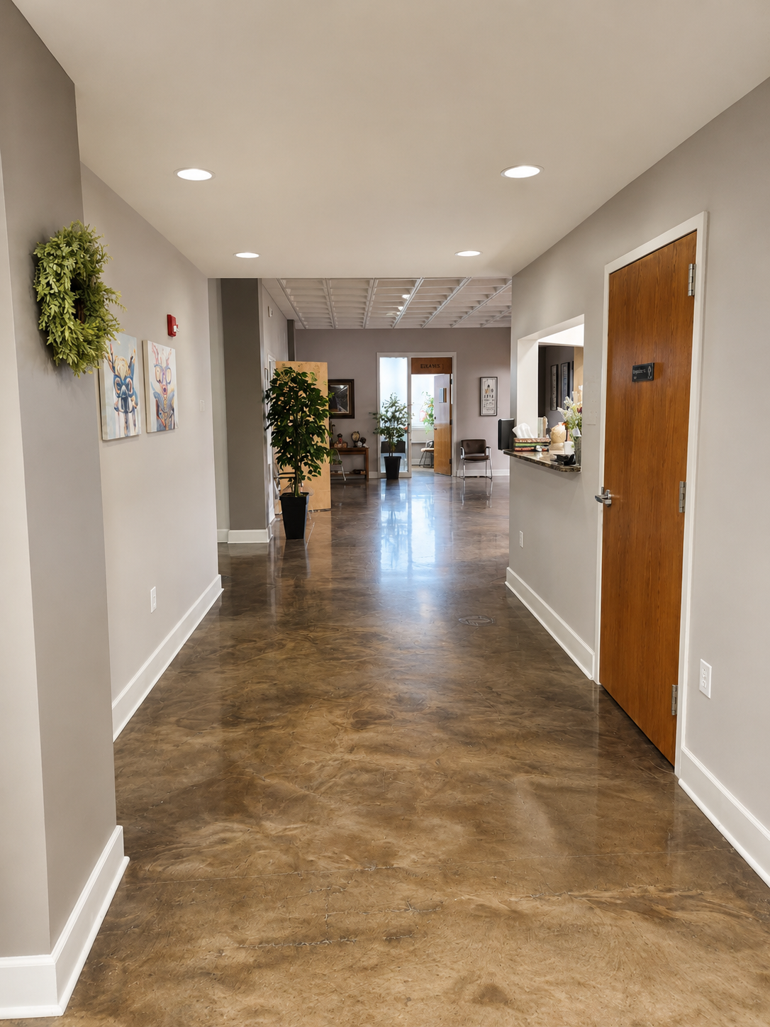 Inside the Presque Isle eye care office