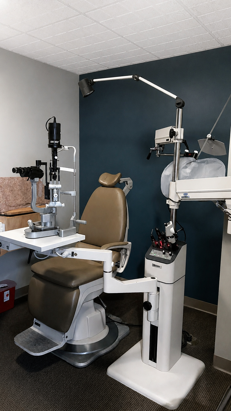 Bangor eye care exam room